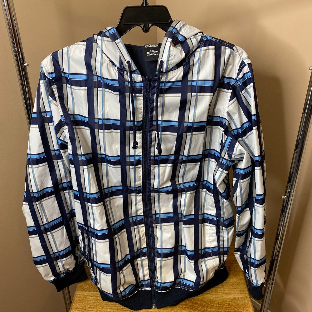 Plaid Champs Jacket mens Large